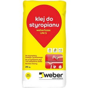 Weber UNI S klej do siatki i styropianu | 25kg