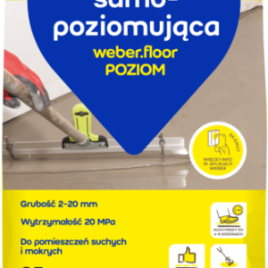 Weber.floor POZIOM Wylewka samopoziomująca 25kg od 2mm do 20mm