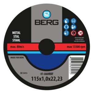 BERG - Tarcza do metalu 115x1,0