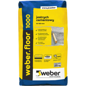 weber.floor 1000 - Jastrych 10-100mm | 25kg