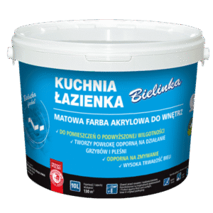 Bielinka Kuchnia Łazienka - Farba akrylowa| 3L