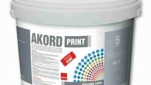 AKORD PRINT - Farba strukturalna do natrysku | 10 l