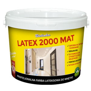BIELINKA LATEX 2000 - LATEKSOWA DO WNĘTRZ I NA ZEWNĄTRZ | 3L
