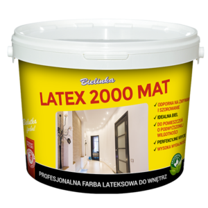 BIELINKA LATEX 2000 - lateksowa do wnętrz i na zewnątrz | 5l