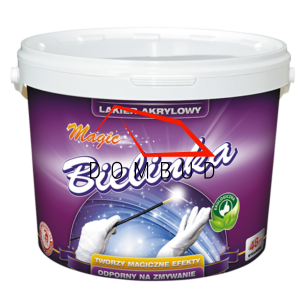BIELINKA MAGIC - transparentny, matowy lakier akrylowy | 1l