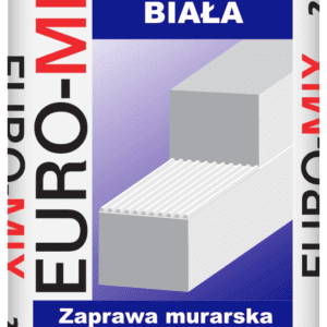 EURO-MIX EX 9.02B M5 - zaprawa cienkowarstwowa do gazobetonu BIAŁA | 25kg
