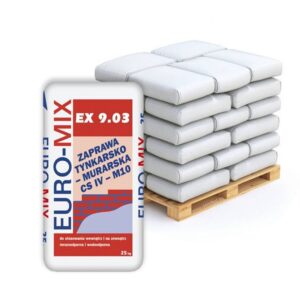 EURO-MIX EX 9.03 - zaprawa tynkarsko-murarska | Paleta - 42 worki