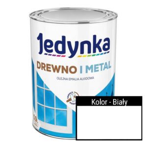 Farba Jedynka Drewno i Metal BIAŁY POŁYSK | 0,9L