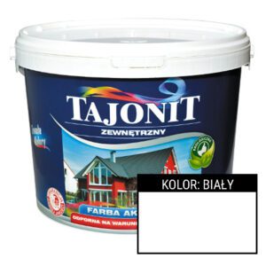 TAJONIT Zewnętrzny - akrylowa farba BIAŁY | 5l