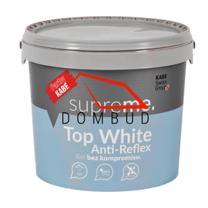 TOP WHITE KABE – Antyrefleksyjna farba | 10l