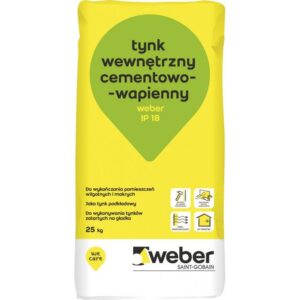 WEBER IP 18 - Tynk wewnętrzny cementowo-wapienny | 25kg