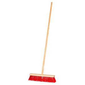 Miotła ulicówka z drewnianym trzonem 120cm | 25cm