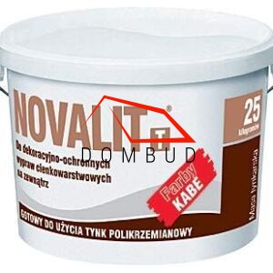 NOVALIT T - Polikrzemianowa masa tynkarska