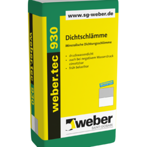 WEBER TEC 930 - Jednoskładnikowa zaprawa uszczelniająca | 25kg