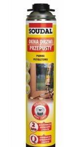 Pianka montażowa - pistoletowa Soudal | 750 ml