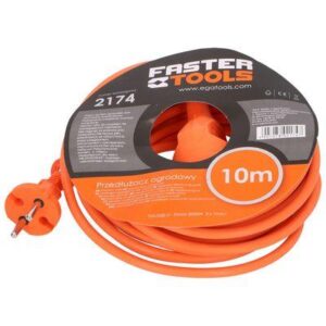 Przedłużacz ogrodowy FASTER TOOLS | 10m