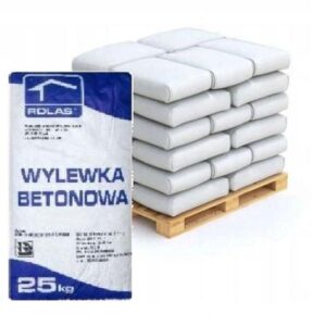 PALETA 46szt. - Rolas WYLEWKA BETONOWA M-20 1150kg.