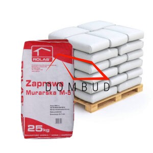 MURARSKA ROLAS Zaprawa  M-5 25kg paleta - 46 worków