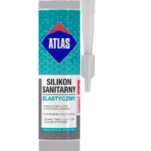 Silikon sanitarny ATLAS 034 - Jasnoszary
