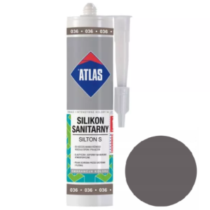 Silikon sanitarny ATLAS 036 - Ciemnoszary