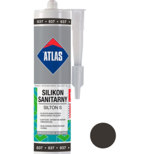 Silikon sanitarny ATLAS 037 - Grafitowy