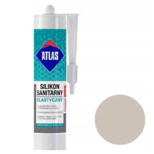 Silikon sanitarny ATLAS 202 - Popielaty