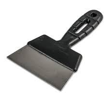 Skrobak malarski z plastikowym uchwytem | 100mm