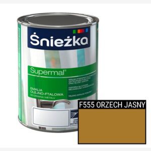 Śnieżka Supermal - Emalia olejno-ftalowa - ORZECH JASNY F555 | 5l