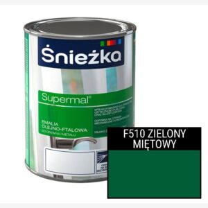 Śnieżka Supermal - Emalia olejno-ftalowa - SELEDYNOWY F515 | 0,8l