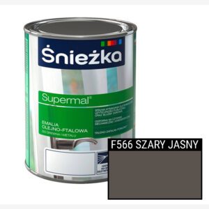 Śnieżka Supermal F566 Szary Jasny Połysk | 0,8l