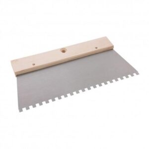 Szpachla trapezowa zębata 6mm | 175mm