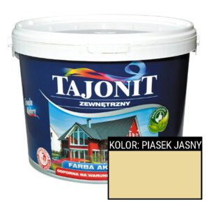 TAJONIT Zewnętrzny akrylowa farba PIASEK JASNY | 10l