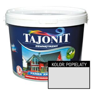 TAJONIT Zewnętrzny akrylowa farba POPIELATY 5l