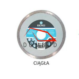 Tarcza diamentowa ciągła ULTRA PRO NIEBIESKA 125