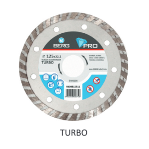 Tarcza diamentowa TURBO 125 mm