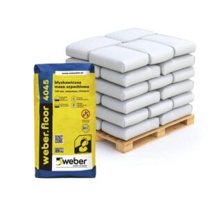 WEBER FLOOR 4045 - Błyskawiczna masa szpachlowa 25kg - PALETA 42szt.