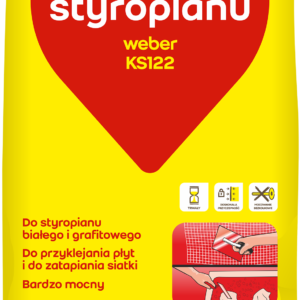 Weber KS122 - klej do styropianu grafitowego i białego | 25 kg