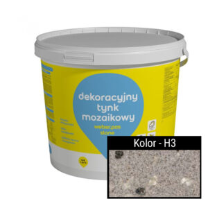 Weber pas stone - Tynk mozaikowy - kolor Hematyt H3 | 25kg