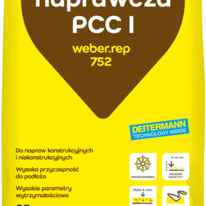 WEBER REP 752 -  Jednokomponentowa Zaprawa naprawcza | 25kg