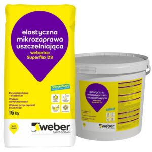 Webertec Superflex D3 zaprawa uszczelniająca  32kg
