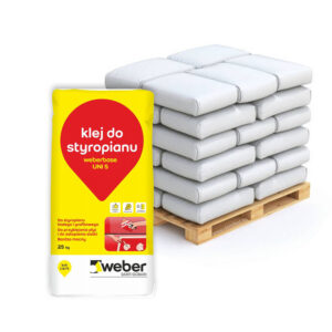 Weber UNI S - klej do siatki i styropianu białego oraz grafitowego | Paleta - 42 worki