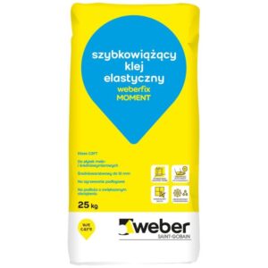 WEBERFIX MOMENT - Elastyczny klej do płytek ceramicznych | 25kg