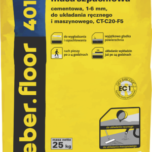 WEBER FLOOR 4010 - wylewka samopoziomująca 1-6mm | 25kg