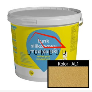 WEBER.PAS MODELINO C - tynk dekoracyjny do imitacji cegły - kolor AL1 | 25kg