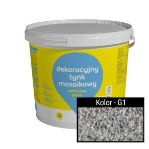 Weber pas stone - Tynk mozaikowy - kolor Granit G1 | 25kg