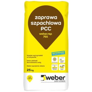 WEBER.REP 755 - Zaprawa PCC do szpachlowania i wygładzania betonu | 25kg