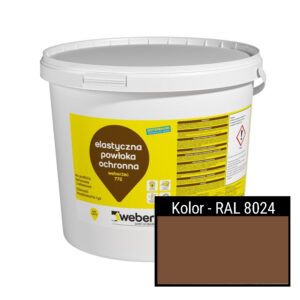 WEBER.TEC 772 - Elastyczna powłoka ochronna na beton i żelbet - RAL8024 | 15l