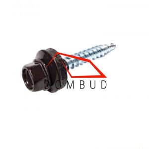 Wkręt farmerski 4,8x3,5 RAL8017 BRĄZ 250szt