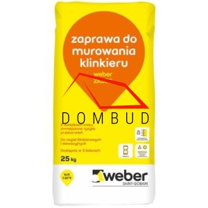 GRAFIT zaprawa do murowania cegieł klinkierowych i elewacyjnych 25kg ZK552 Weber