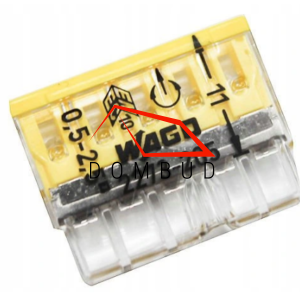 Szybkozłączka WAGO | 5 x 2,5mm